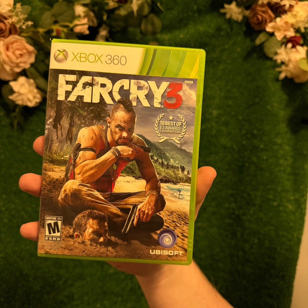 Far Cry 3 Xbox 360 CIB Complete w/ Manual Ubisoft 2012 NTSC Tested